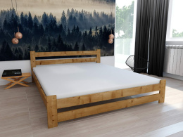 Łózko drewniane sypialniane Klara z zagłówkiem