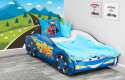 łóżko dziecięce w kształcie samochodu