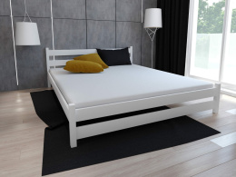 Łóżko z materacem do sypialni DARIA z zagłówkiem
