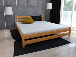 Łóżko z materacem do sypialni DARIA z zagłówkiem