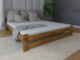Łóżko sypialniane drewniane DIANA z materacem