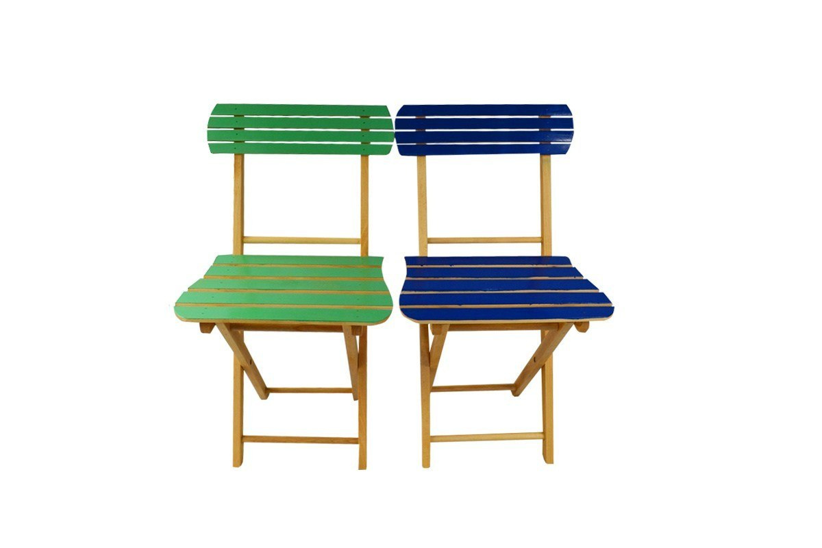 Stolik ogrodowy drewniany z krzesłami