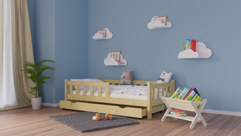 Łóżko dla dziecka z barierkami 160x80