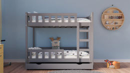 Łóżko piętrowe dla dzieci SOSNA