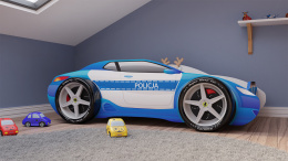 Łóżko dziecięce samochód POLICJA
